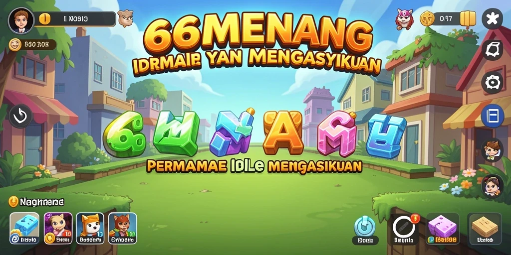 Tampilan gameplay utama 66MENANG yang menarik dan interaktif.