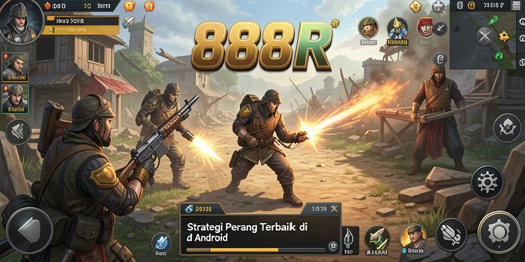Tampilan epik pertempuran strategis di 888R.