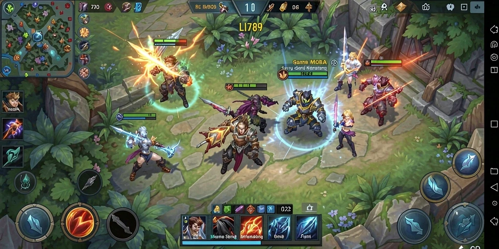 Tampilan screenshot utama dari gameplay menarik di LI789.