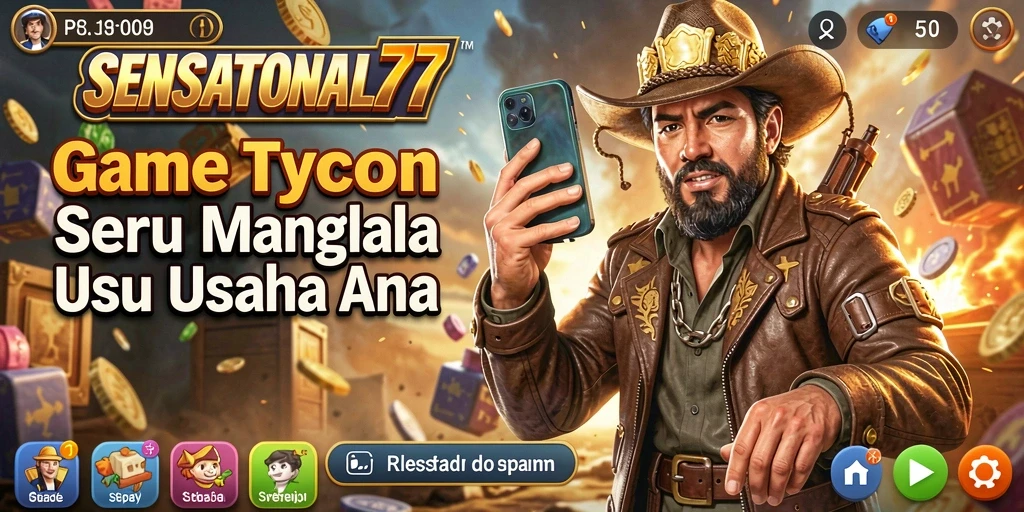 Screenshot SENSATIONAL77 menampilkan gameplay Tycoon yang dinamis dan menyenangkan.