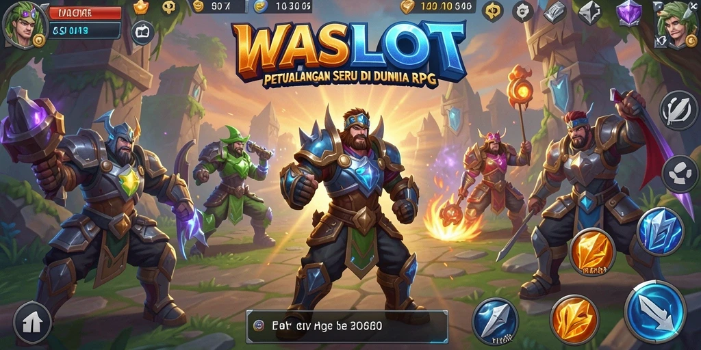 Screenshot menampilkan pertarungan seru di dunia WASLOT yang menakjubkan.